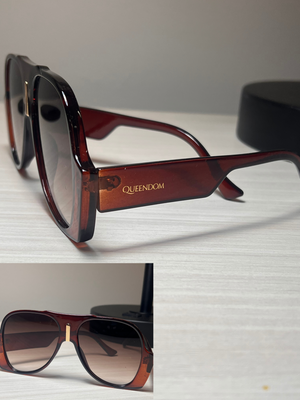 Queendom Bold Luxe Frames -Brown