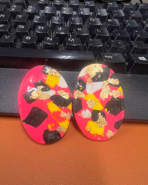 Hot Tropic-Polymer Clay Earrings