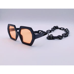 Octogan retro frame sunglasses